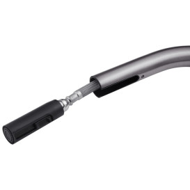 Смеситель для кухни Kroner KRP Klassisch-PVD03916 с выдвижным изливом графит CV032283