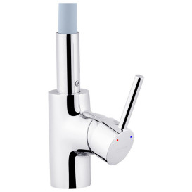 Смеситель для кухни Kroner KRP Kuche-C031GRA с гибким изливом хром/серый CV024336