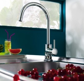 Смеситель для кухни Nobili Rubinetterie Live однорычажный хром LV00133CR