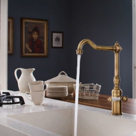 Смеситель для кухни Nobili Rubinetterie Antica однорычажный бронза AT18113BR