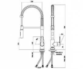 Смеситель для кухни Paffoni Red хром RED 179 CR