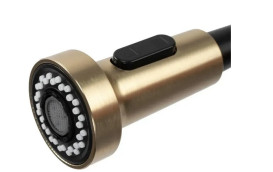 Смеситель для кухни Rea Colin однорычажный с выдвижной лейкой матовое золото REA-B4821