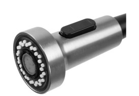 Смеситель для кухни Rea Colin однорычажный с выдвижной лейкой никель REA-B0417