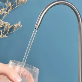 Смеситель для кухни Rea Eco Fresh под фильтр с выдвижной лейкой никель REA-B7563