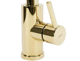 Смеситель для кухни Rea Fresh однорычажный с выдвижной лейкой золото REA-B0669