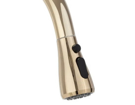 Смеситель для кухни Rea Nest однорычажный с выдвижной лейкой золото REA-B2058