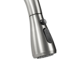 Змішувач для кухні Rea Nest одноважільний з висувною лійкою нікель REA-B6601