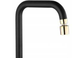 Смеситель для кухни Rea Polo однорычажный черный/золото REA-B9980