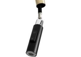 Змішувач для кухні Rea Soul одноважільний з висувною лійкою матове золото REA-B6205