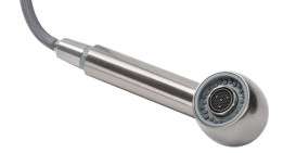 Змішувач для кухні Rea Troy одноважільний з висувною лійкою нікель REA-B6301