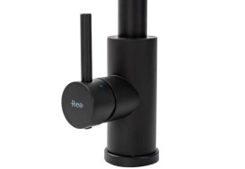 Смеситель для кухни Rea Troy однорычажный с выдвижной лейкой черный REA-B6300