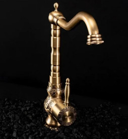 Змішувач для кухні Rea Venice одноважільний бронза REA-B2500