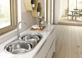 Смеситель для кухни Roca Carelia однорычажный латунь хром A5A848AC0K