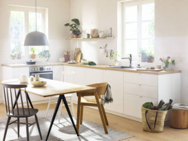 Змішувач для кухні з висувною лійкою Hansgrohe Zesis M33 160 з sBox lite одноважільний хром 74804000