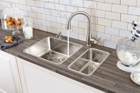 Смеситель для кухни с выдвижной лейкой Grohe Parkfield суперсталь 30215DC0