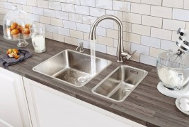 Смеситель для кухни с выдвижной лейкой Grohe Parkfield суперсталь 30215DC0