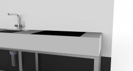 Смеситель для кухни под фильтр GRB Kitchen однорычажный хром 51831510