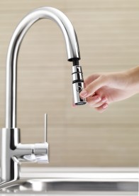 Змішувач для кухні з висувним поворотним виливом Roca Targa змішувач латунь хром A5A8160C00