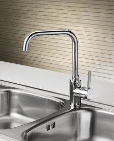 Смеситель для кухни с высоким изливом Roca Targa однорычажный латунь хром A5A8360C00