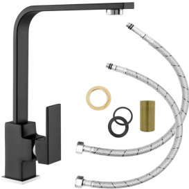 Змішувач для кухні Sink Quality Moon одноважільний чорний BNK-bk