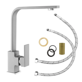 Змішувач для кухні Sink Quality Moon одноважільний сірий BNK-g