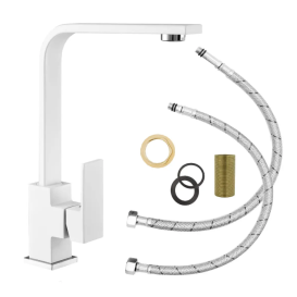 Змішувач для кухні Sink Quality Moon одноважільний білий BNK-wh