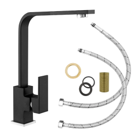 Смеситель для кухни Sink Quality Moon однорычажный черный гранит BNK-bp