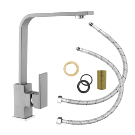 Змішувач для кухні Sink Quality Moon одноважільний сірий PG BNK-Gpg