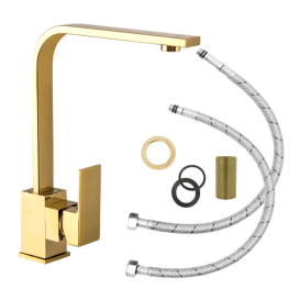 Змішувач для кухні Sink Quality Moon одноважільний золотий BNK-gd