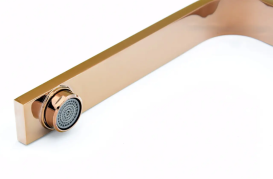 Змішувач для кухні Sink Quality Moon одноважільний червоне золото BNK-rgd