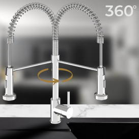 Смеситель для кухни Sink Quality Solid однорычажный с гибким изливом хром BSL-ch