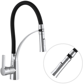 Смеситель для кухни Sink Quality Style однорычажный с гибким изливом хром BNO-ch