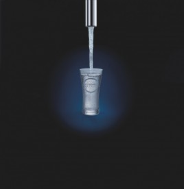 Змішувач для кухні зі стартовим пакетом Grohe Blue Home висувною Г-виливши латунь хром 31539000