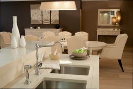 Змішувач для кухні THG Bastide із ручним душем золото G30 D03 06181N/D