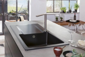 Смеситель для кухни Villeroy & Boch Finera однорычажный сплошная нержавеющая сталь 927000LC