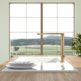 Змішувач для кухні Villeroy & Boch Finera одноважільний золото 92700003