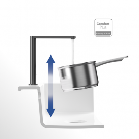 Змішувач для кухні Villeroy & Boch Finera одноважільний антрацит 92700005