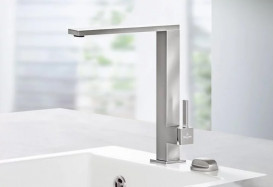 Смеситель для кухни Villeroy & Boch Finera Square однорычажный сплошная нержавеющая сталь 927100LC
