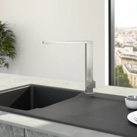 Смеситель для кухни Villeroy & Boch Finera Square однорычажный сплошная нержавеющая сталь 927100LC