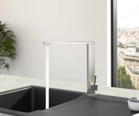 Смеситель для кухни Villeroy & Boch Finera Square однорычажный сплошная нержавеющая сталь 927100LC