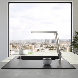 Смеситель для кухни Villeroy & Boch Finera Slope однорычажный сплошная нержавеющая сталь 927600LC