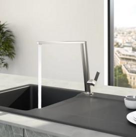 Смеситель для кухни Villeroy & Boch Finera Slope однорычажный сплошная нержавеющая сталь 927600LC