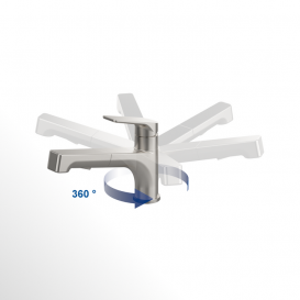 Смеситель для кухни Villeroy & Boch Junis Shower с выдвижной лейкой сплошная нержавеющая сталь 928100LC