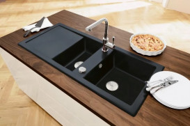 Смеситель для кухни Villeroy & Boch Modern Steel однорычажный сплошная нержавеющая сталь 966801LC