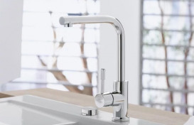 Смеситель для кухни Villeroy & Boch Modern Steel однорычажный нержавеющая сталь полированная 966801LE