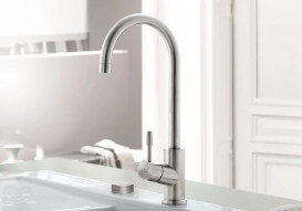 Змішувач для кухні Villeroy & Boch Umbrella одноважільний нержавіюча сталь полірована 925300LE