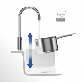 Змішувач для кухні Villeroy & Boch Umbrella одноважільний нержавіюча сталь полірована 925300LE