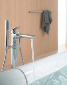 Смеситель для отдельно стоящих ванн Kludi E2 однорычажный напольный 495900575