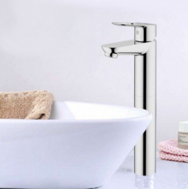 Змішувач для раковини одноважеля високий Grohe BauLoop хром 23764000