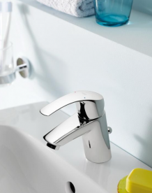 Смеситель для раковины однорычажный с гигиеническим душем Grohe коллекция Eurosmart New 23124002